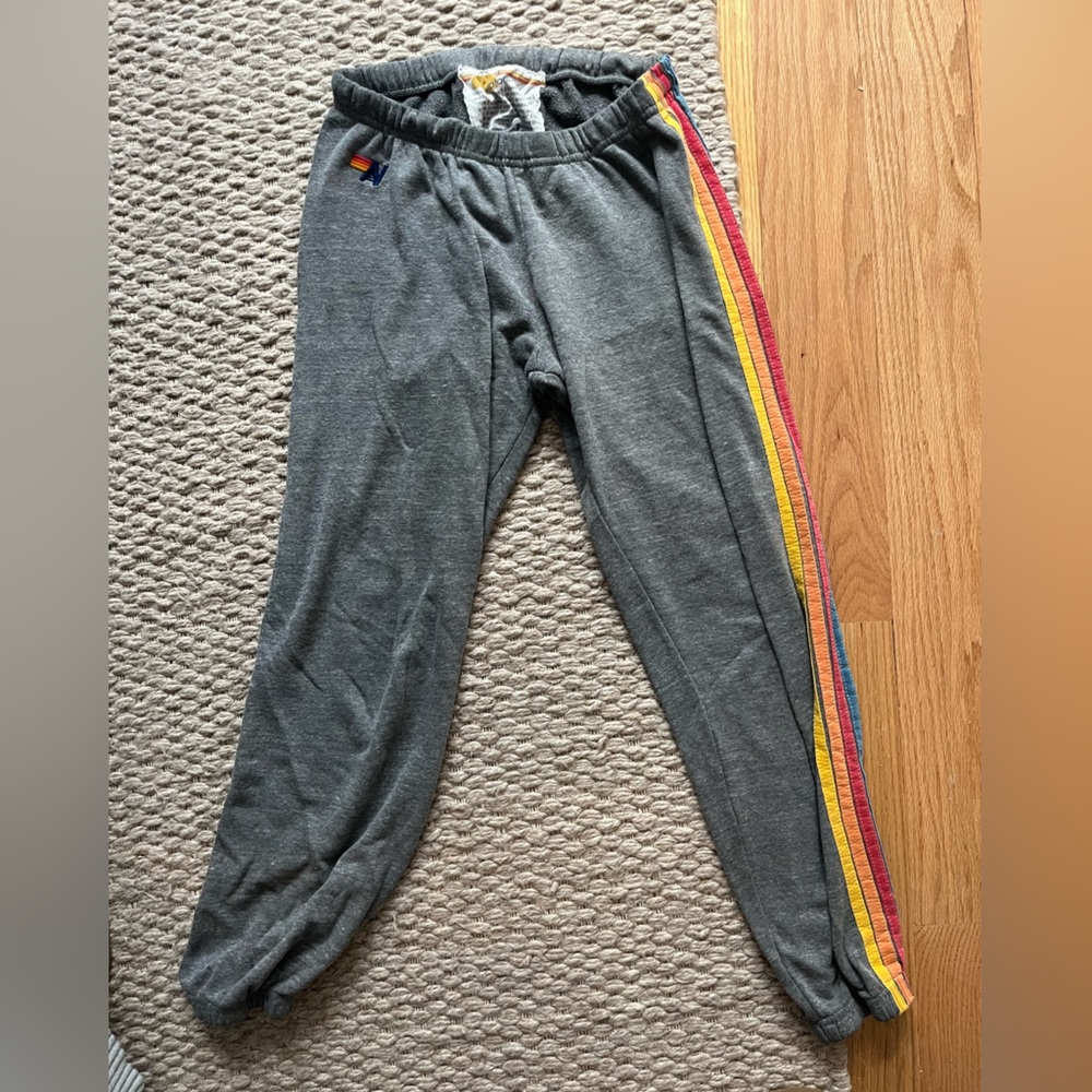 Aviator nation grey sweatpants